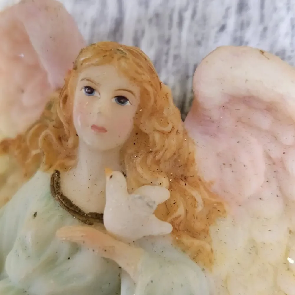 VTG Roman Inc Seraphim Classics Christmas Tree Ornament Angel of Peace Victorian